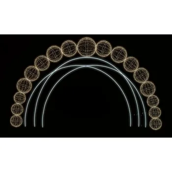 Vánoční osvětlení Polamp POL-2965 - 3D průchozí dekorace - 400 x 600 x 100 cm