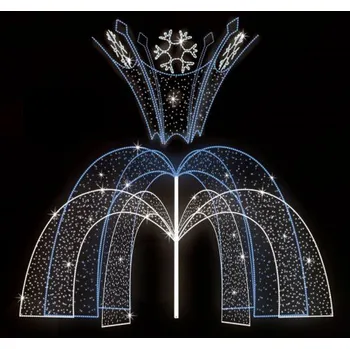 Vánoční osvětlení Polamp POL-1978 - 3D dekorace - Fontána - 280 X 400 cm