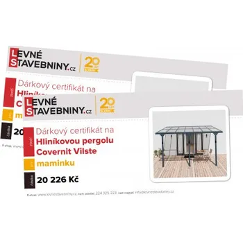 Dárkový potravinový koš LevnéStavebniny.cz Dárkový certifikát produktový Elektronický