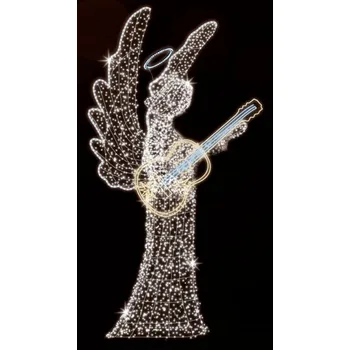 Vánoční světelný řetěz Polamp POL-0920 - 3D dekorace - Anděl - Ø250cm