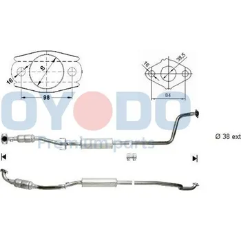 Katalyzátor Katalyzátor OYODO 10N0088-OYO