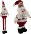 Vánoční dekorace Ruhhy 22340 teleskopický Santa Claus 95 cm červený/bílý