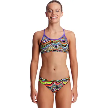 Dívčí plavky FUNKITA Dripping Girls Racerback Two velikost: 152