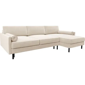 Pohovka Micadoni Sametová rozkládací pohovka Scott 212 cm, pravá