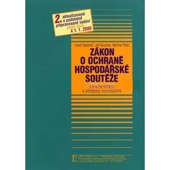 Zákon o ochraně hospodářské soutěže s komentářem - Bednář Josef