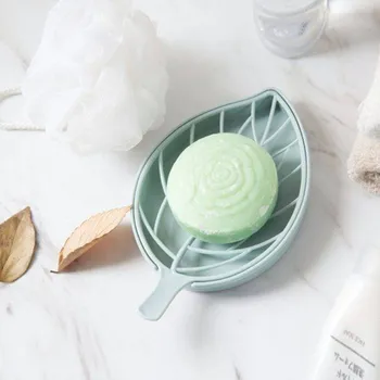 Mýdlenka Miska na mýdlo | držák na mýdlo, styl list - Modrá