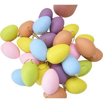 Velikonoční dekorace Velikonoční dekorace | plastová vajíčka, 12 ks