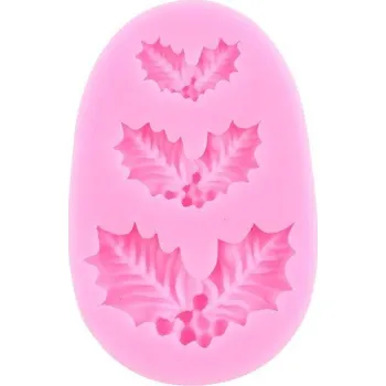 Forma na pečení Silikonová forma | forma na mýdlo, vánoční motiv - vánoční jmelí