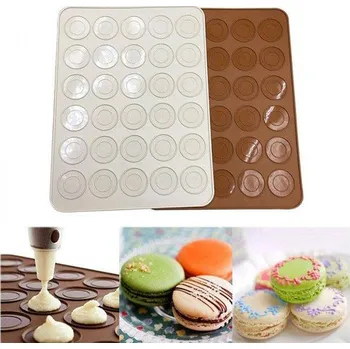 Silikonová forma na 30 makronek | podložka na makronky - náhodná barva