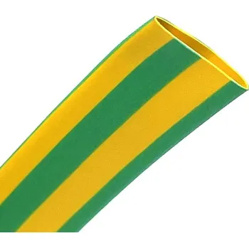 Tracon electric Bužírka smršt. 2:1 zeleno-žlutá 9,5/4,8mm 9,5/4,8mm