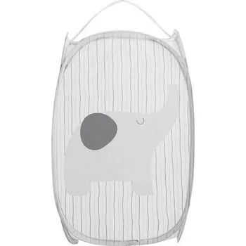 Koš na prádlo Skládací taška na prádlo | prádelní koš na špinavé prádlo, styl zvířátko - šedá