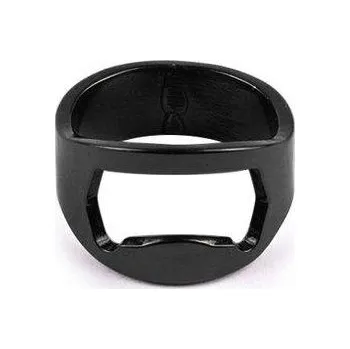 Otvírák Otvírák na pivo v prstenu - dárek pro pivaře - Černý