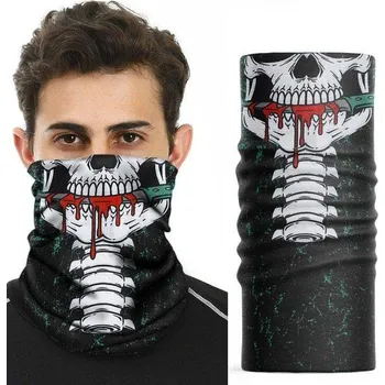 Šátek Cyklistický šátek | multifunkční outdoorový šátek, různé motivy - Nachová,Univerzální