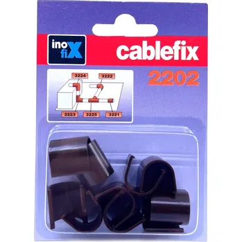 kabelová chránička INOFIX Spoje pro kabelové lišty 8x7mm hnedá/rovné
