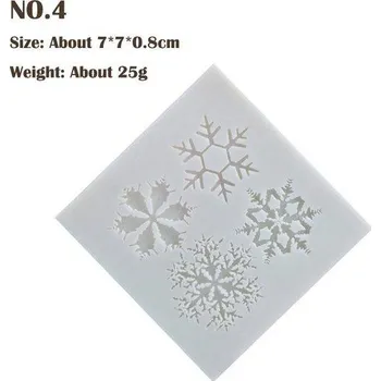 Forma na pečení Silikonová forma | forma na čokoládu - vločky sněhové