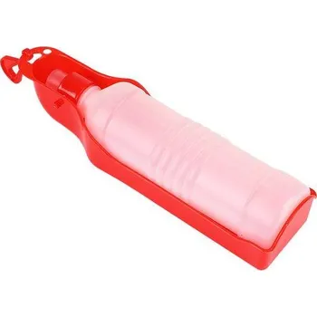 Miska pro psa Cestovní láhev pro psa | skládací miska pro psa, 250 - 500 ml - červené,500 ml
