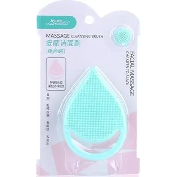 Silikonová houbička na čištění obličeje | kartáček na obličej - Modrá