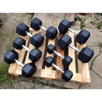 jednoruční činky sada 100kg HEXA