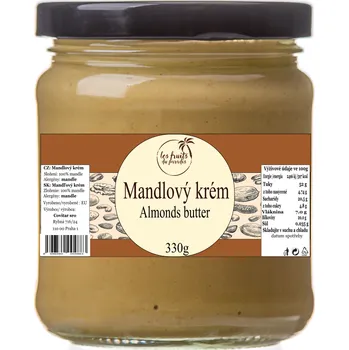 Mandlový krém jemný 330 g Les Fruits du Paradis