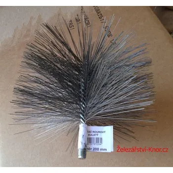 Komínová štětka Kominický kartáč 200mm