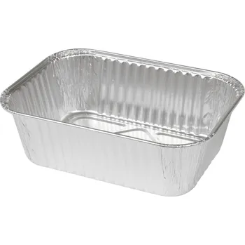 Jednorázové nádobí Hliníková miska ALU, 14,8 x 10,8 x 4,6 cm, 500 ml, obdélníková (110 ks)