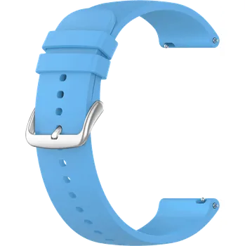 Řemínek na hodinky LAVVU Světle modrý silikonový řemínek na hodinky - 22 LS00J22