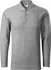 Pánské tričko Malfini Pique Polo LS 221 tmavě šedý melír