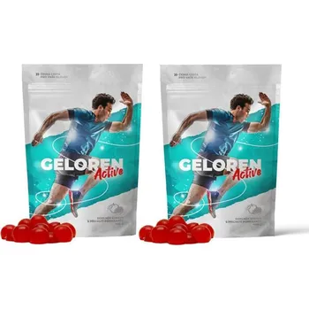 Kloubní výživa Geloren Active kloubní výživa pro lidi bal. 2x 400 g /2x 90 tablet