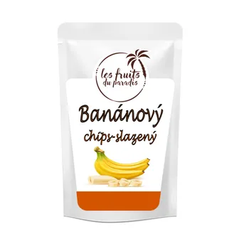 Sušené ovoce Banánový chips slazený BIO 1 kg Les Fruits du Paradis