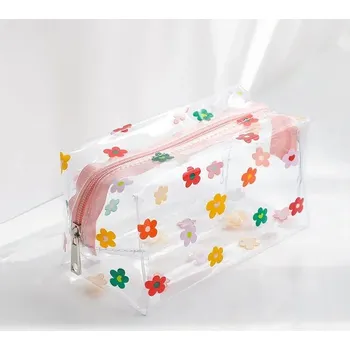 Penál Průhledné školní pouzdro se vzorem - 2