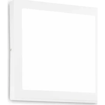 LED Stropní a nástěnné svítidlo Ideal Lux Universal D40 Square 240374 36W 3060lm 3000K IP20 40cm hranaté