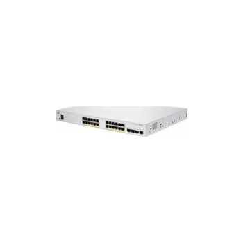 Switch Cisco switch CBS350-24FP-4G, 24xGbE RJ45, 4xSFP, fanless, PoE+, 370W - REFRESH