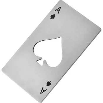 Otvírák Otvírák na pivo | otvírák na lahve ve stylu hrací karty - Stříbrný