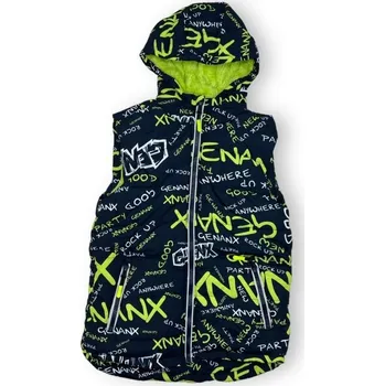 Dívčí vesta Kugo Chlapecká modrá vesta 05 Barva: Modrá, Velikost: 146