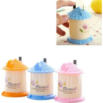 Automatický podavač párátek | držák na párátka, styl domek - náhodná barva