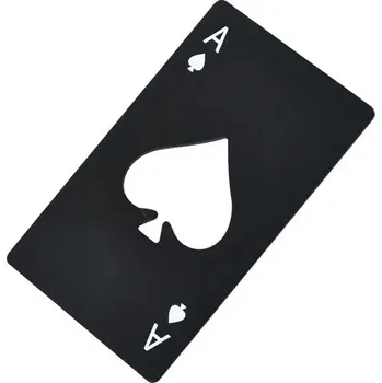 Otvírák Otvírák na pivo | otvírák na lahve ve stylu hrací karty - Černá