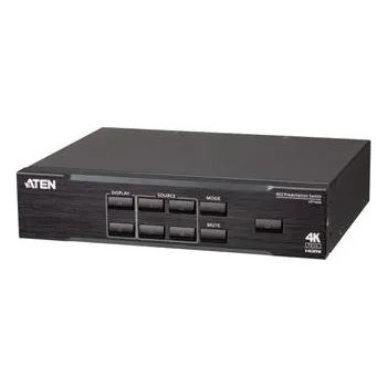 ATEN 4x2 port 4K HDMI matrix přepínač a prezentér, konvertor