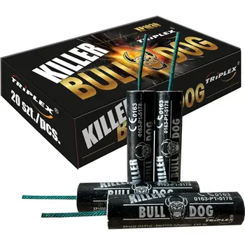 Zábavní pyrotechnika Pyrotechnika Petardy Killer Bulldog - 20 ks