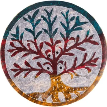 Vonná tyčinka Mramorový stojánek na vonné tyčinky Strom života - rasta, Sittar