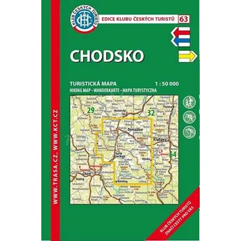 Mapa KČT (63) 1:50 Chodsko