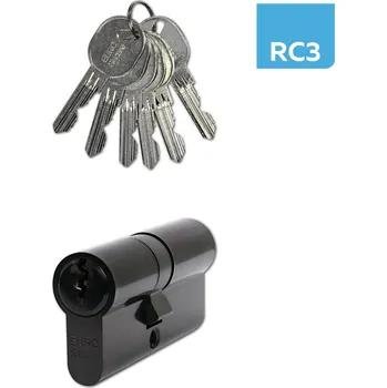 Vložka do dveří Bezpečnostní vložka EURO Secure černá - třída 3 černá 40/50