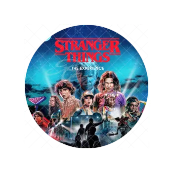 Jedlá dekorace na dort STRANGER THINGS 1, VARIANTA Jedlý papír 1653