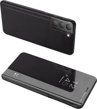 Pouzdro na mobilní telefon Clear View pro Samsung Galaxy S21 FE 5G černé