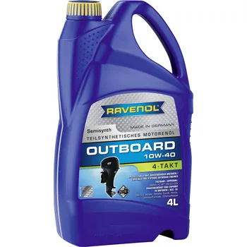 Auto-moto RAVENOL OUTBOARDOEL 4T 10W-40 4L (Polosyntetický lodní motorový olej pro 4-taktní benzínové závěsné motory)