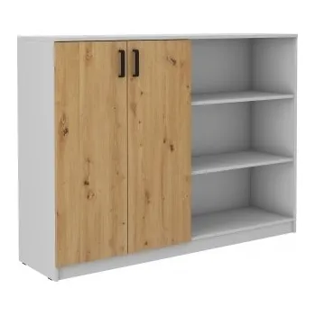 Komoda Nábytek PEGAS s.r.o. Komoda MATYLDA 850, Dub artisan/Sv.šedá