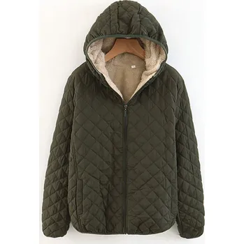 Dámská softshellová bunda Prošívaná přechodová bunda s měkkou podšívkou Barva: Tmavě Zelená, Velikost: S