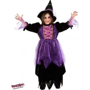Karnevalový kostým VENEZIANO IT Dětský kostým Noční čarodějnice STREGA DELLA NOTTE BABY 8 let / M