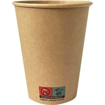Jednorázové nádobí kelímek papírový 100 ml pr. 63mm - kraft hnědý (100 ks/balení)