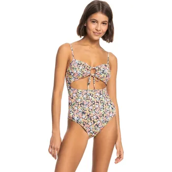 Dámské plavky plavky Roxy PT Beach Classics Fashion One Piece - BSP7/Mood Indigo Ditsy Love XS