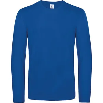 Pánské tričko B&C Pánské tričko s dlouhým rukávem TU07T Royal Blue XXL